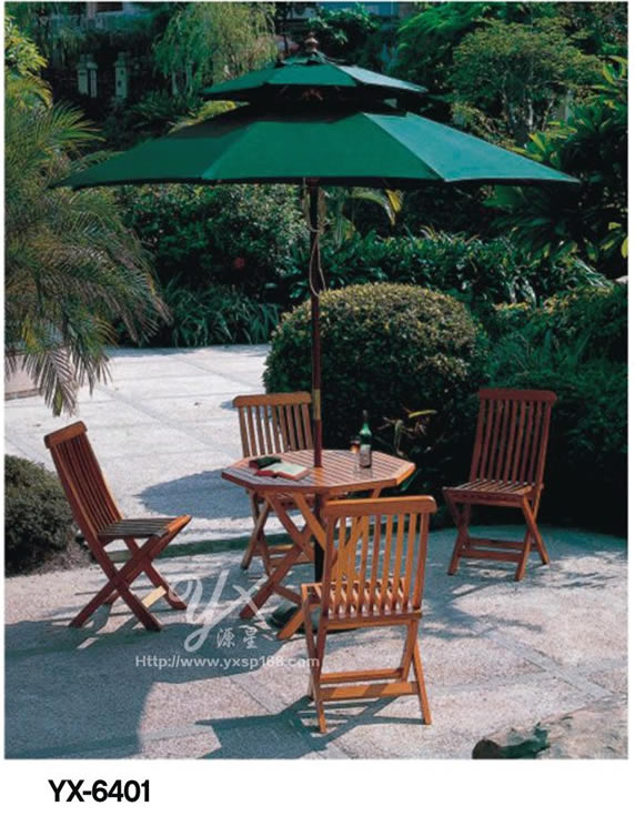 Outdoor cast aluminum table and chair series 6401
